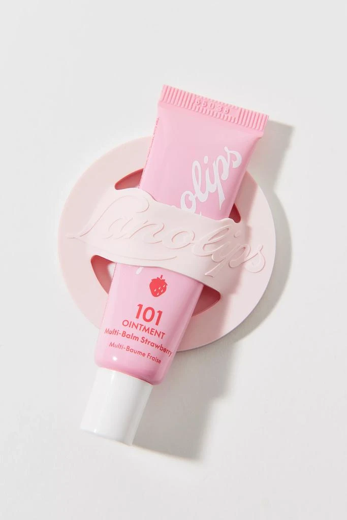 Lanolips Lanolips 101 Ointment Strawberry & Phone Lip Balm Holder Set 1