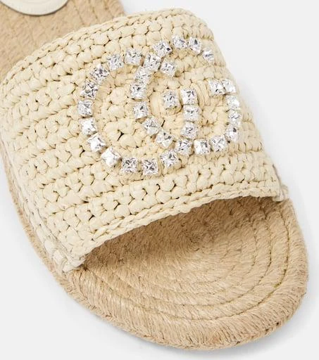 Gucci Interlocking G espadrille slides 6