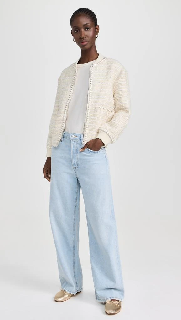Endless Rose Tweed Bomber Jacket 4