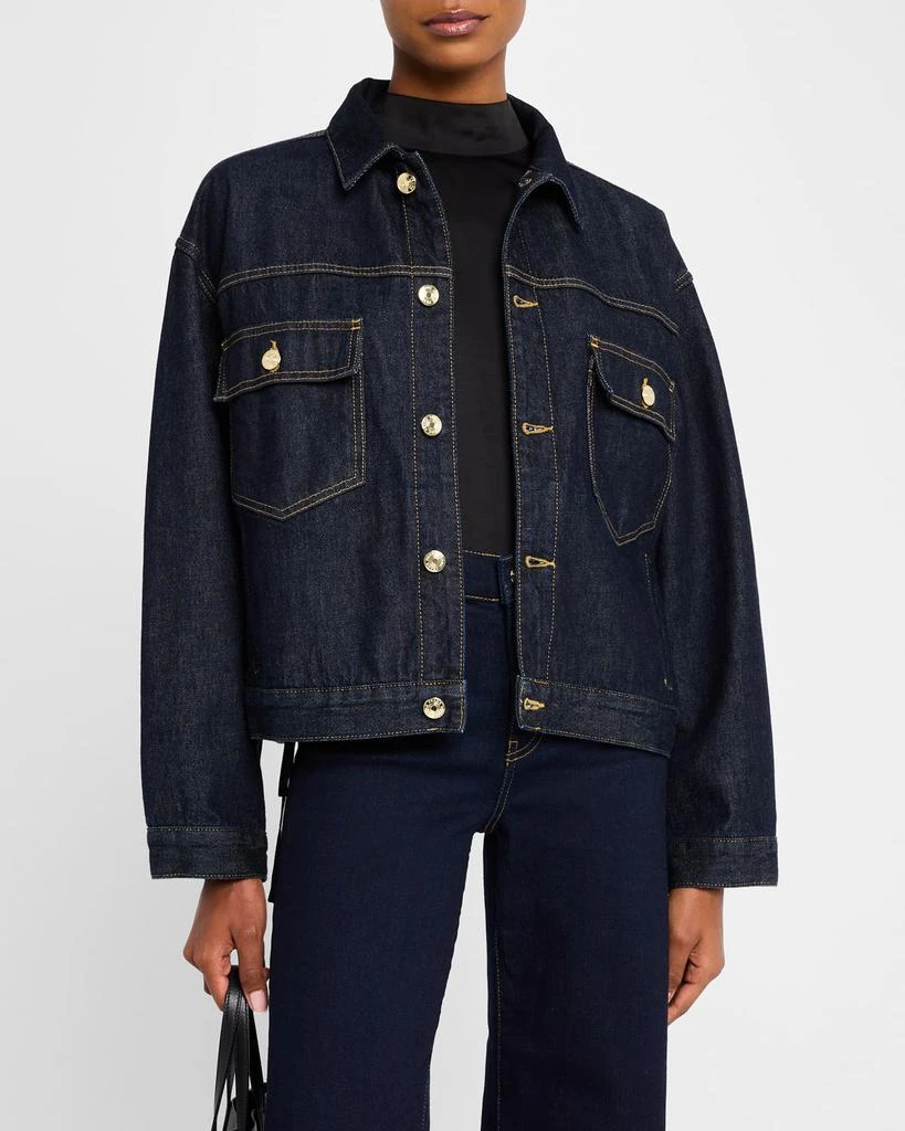 FRAME The Boxy Denim Jacket 4