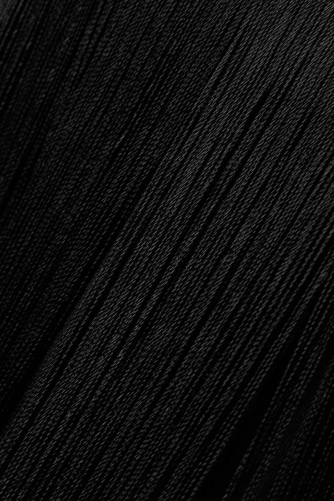 Esse Studios Convertible fringed satin and silk-organza maxi dress 4