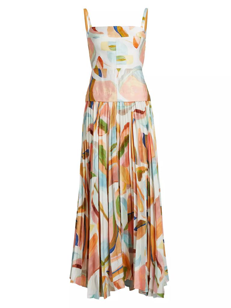 Acler Leasgill Watercolor Maxi Dress