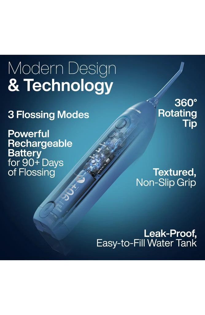AquaSonic Icon Navy Flosser 7