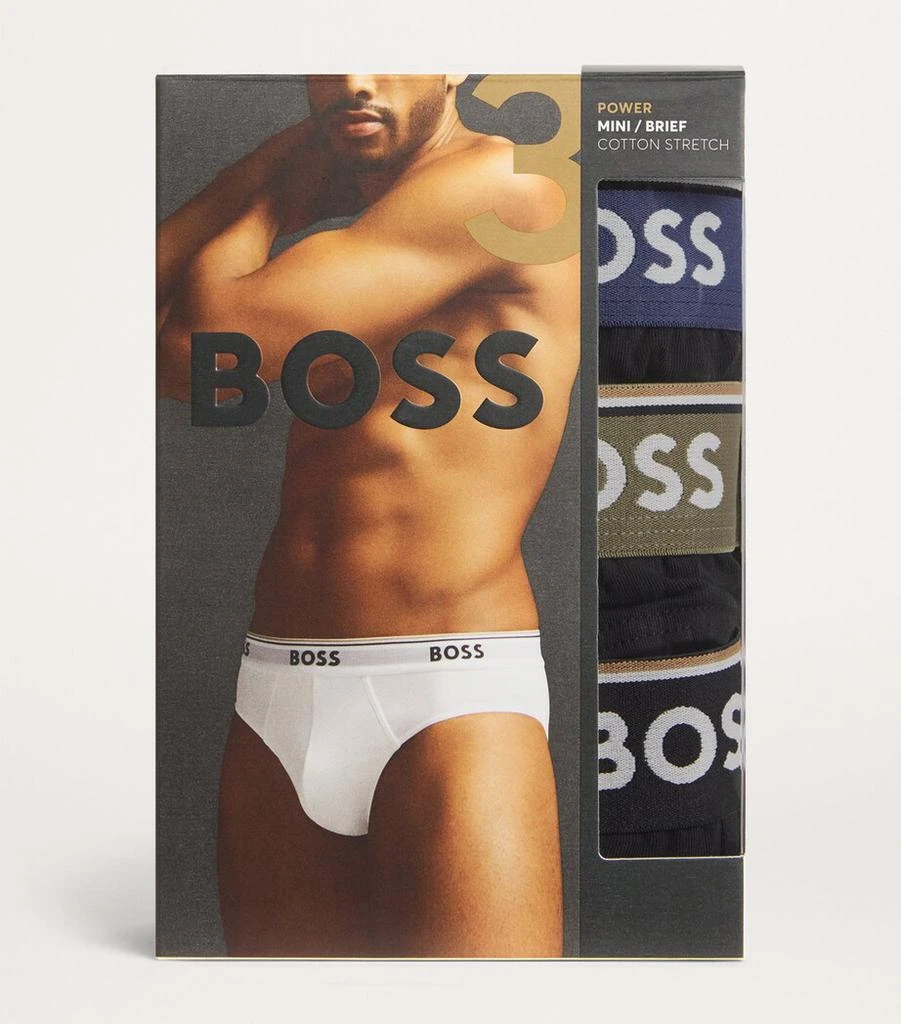 Hugo Boss Stretch-Cotton Power Briefs (Set of 3) 4