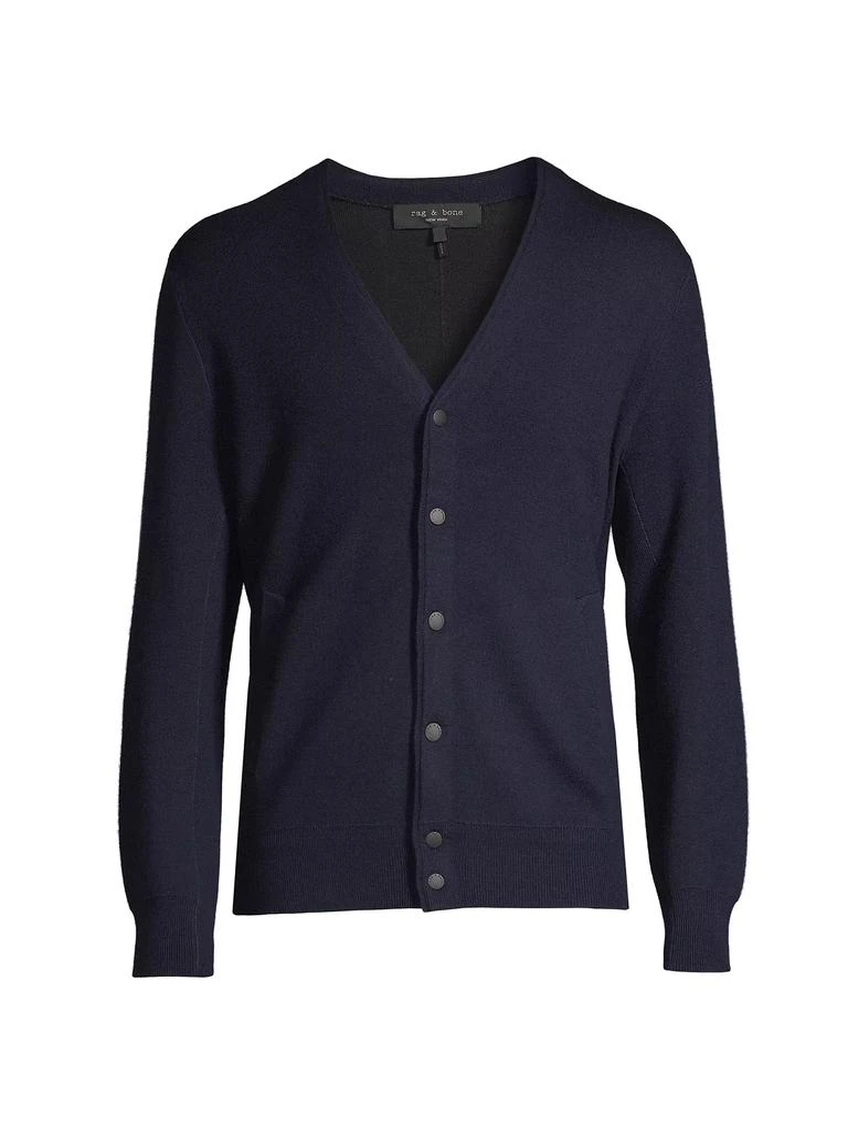 Rag & Bone York Wool-Blend Relaxed-Fit Cardigan 1