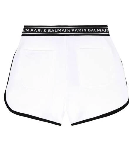 Balmain Logo cotton shorts 4