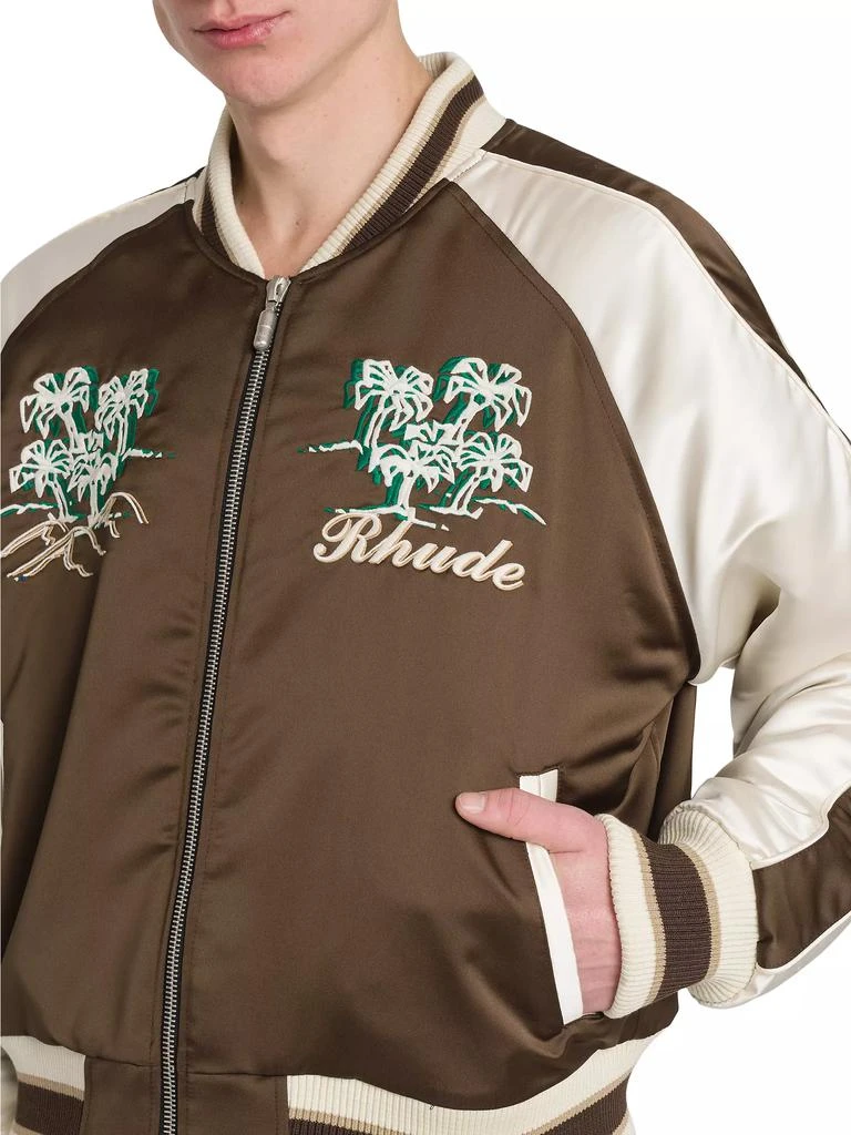Rhude Crepe Satin Souvenir Jacket 6