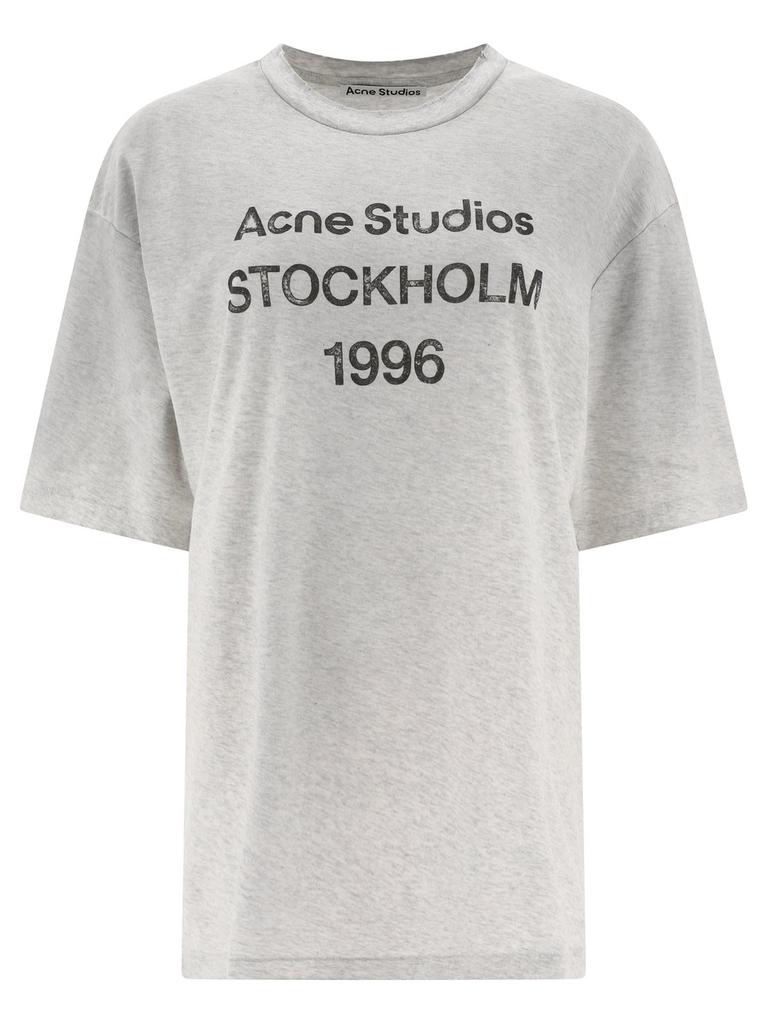 Acne Studios Acne Studios Logo Printed Crewneck T-Shirt