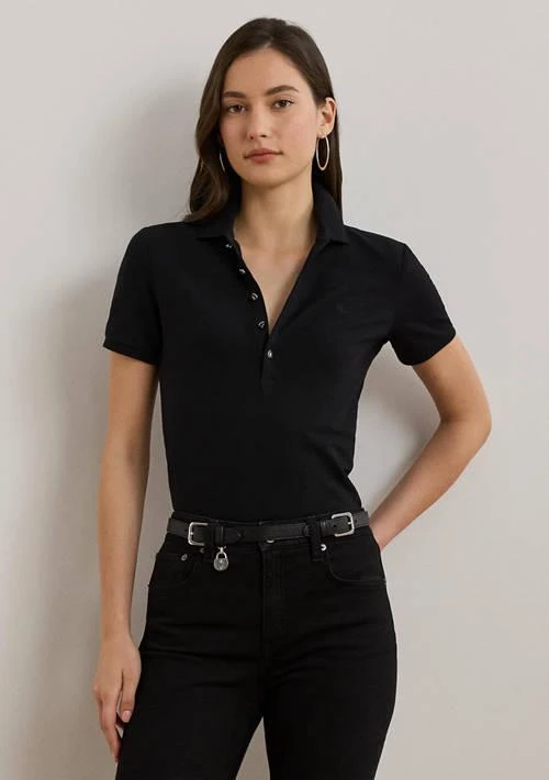 Ralph Lauren Ralph Lauren Petite Piqu Polo Shirt 1