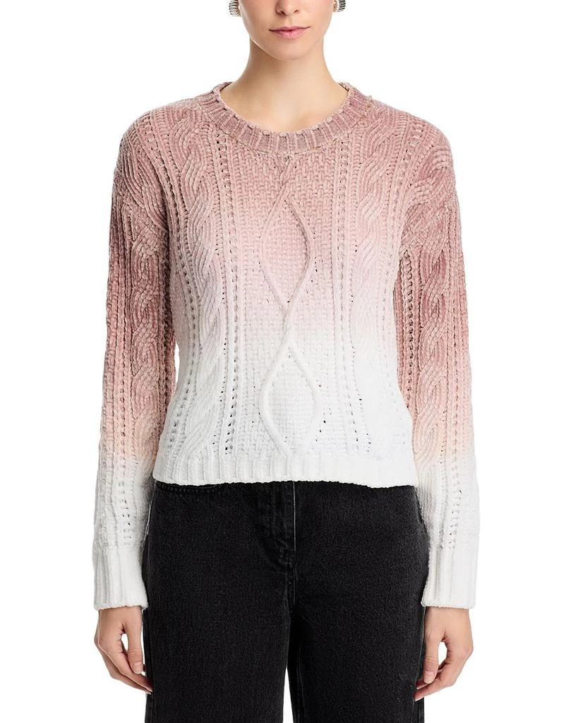 Bella Dahl Chenille Cable Crew Sweater 6