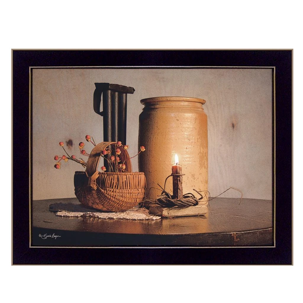 Hivvago Bittersweet Basket 3 Black Framed Print Wall Art 2