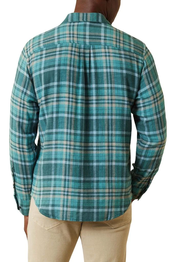 Tommy Bahama Double Duty Plaid Cotton Flannel Button-Up Shirt 2