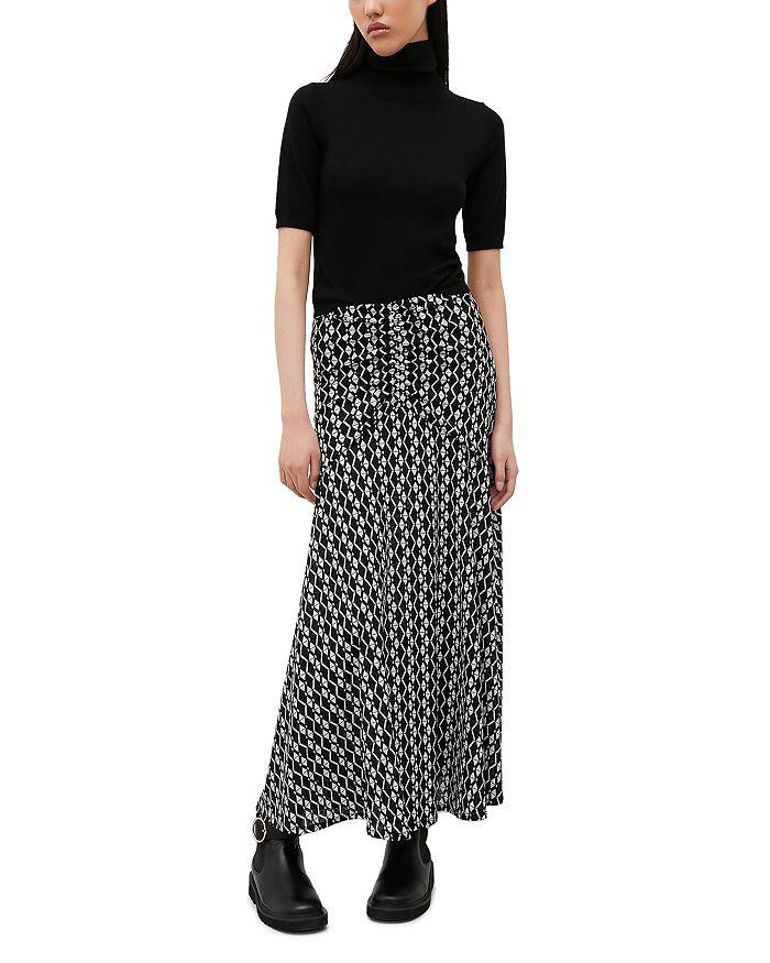 Marella Printed Tulle Maxi Skirt