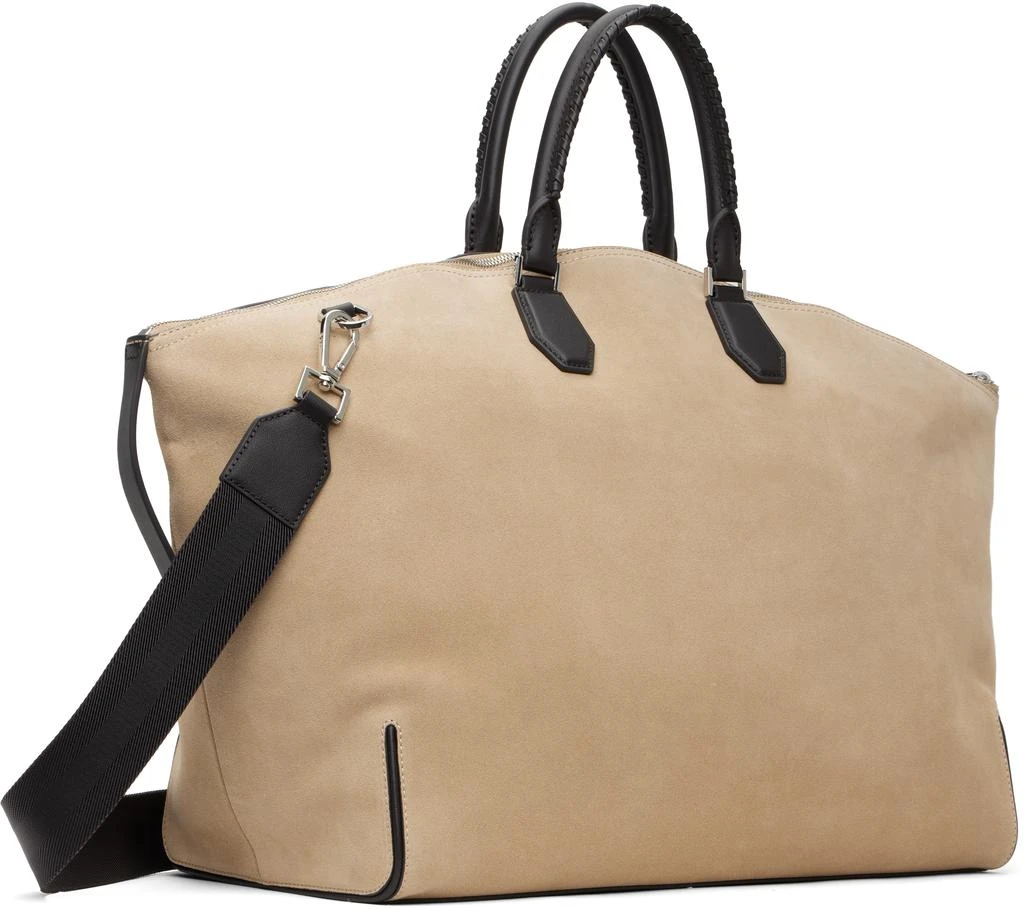 Hugo Boss Beige Suede Duffle Bag 3