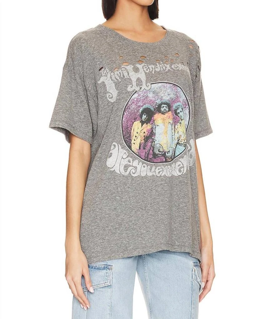 DAYDREAMER Jimi Hendrix Are You Experienced Merch Tee In Heather Grey 3