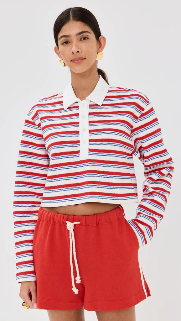 Reformation Anna Rugby Shirt 6