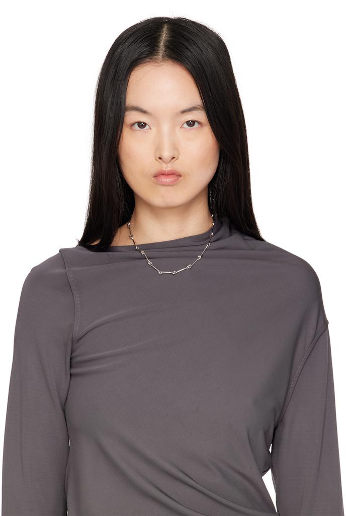 Laura Lombardi Silver Treccia Necklace