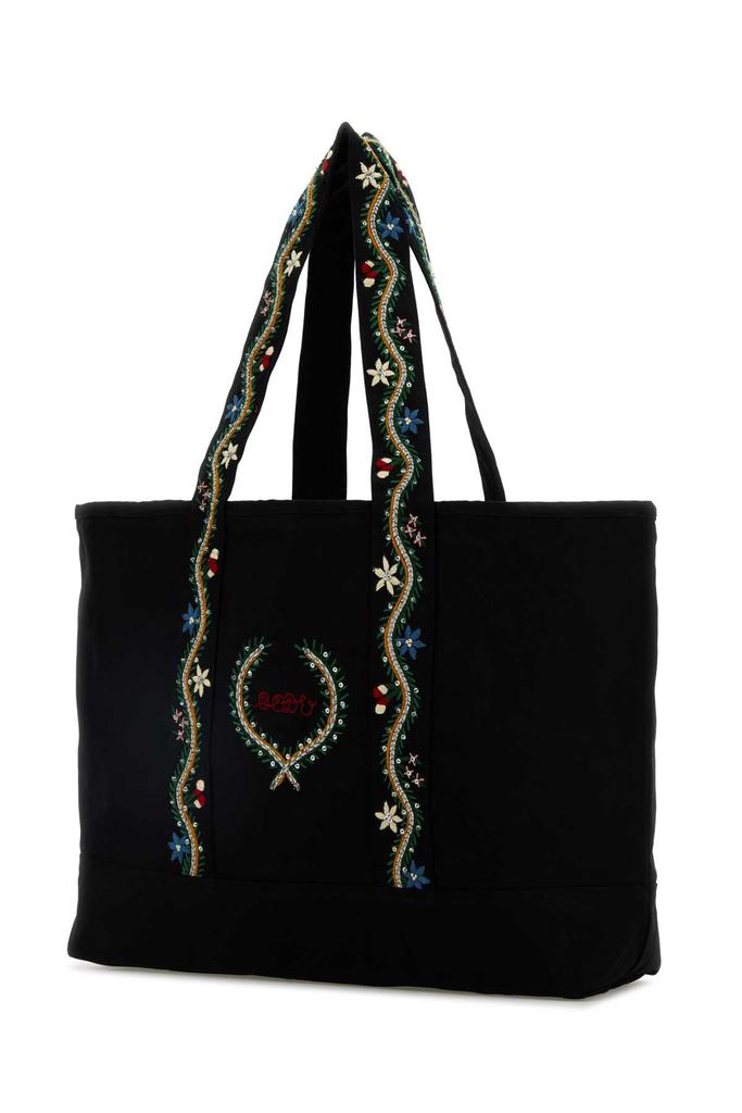 BODE Black Canvas Shopping Bag