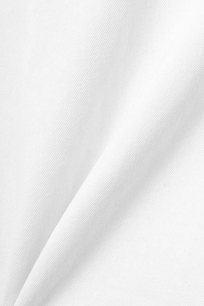 GAUCHERE Twisted cotton and linen-blend twill mini dress 4