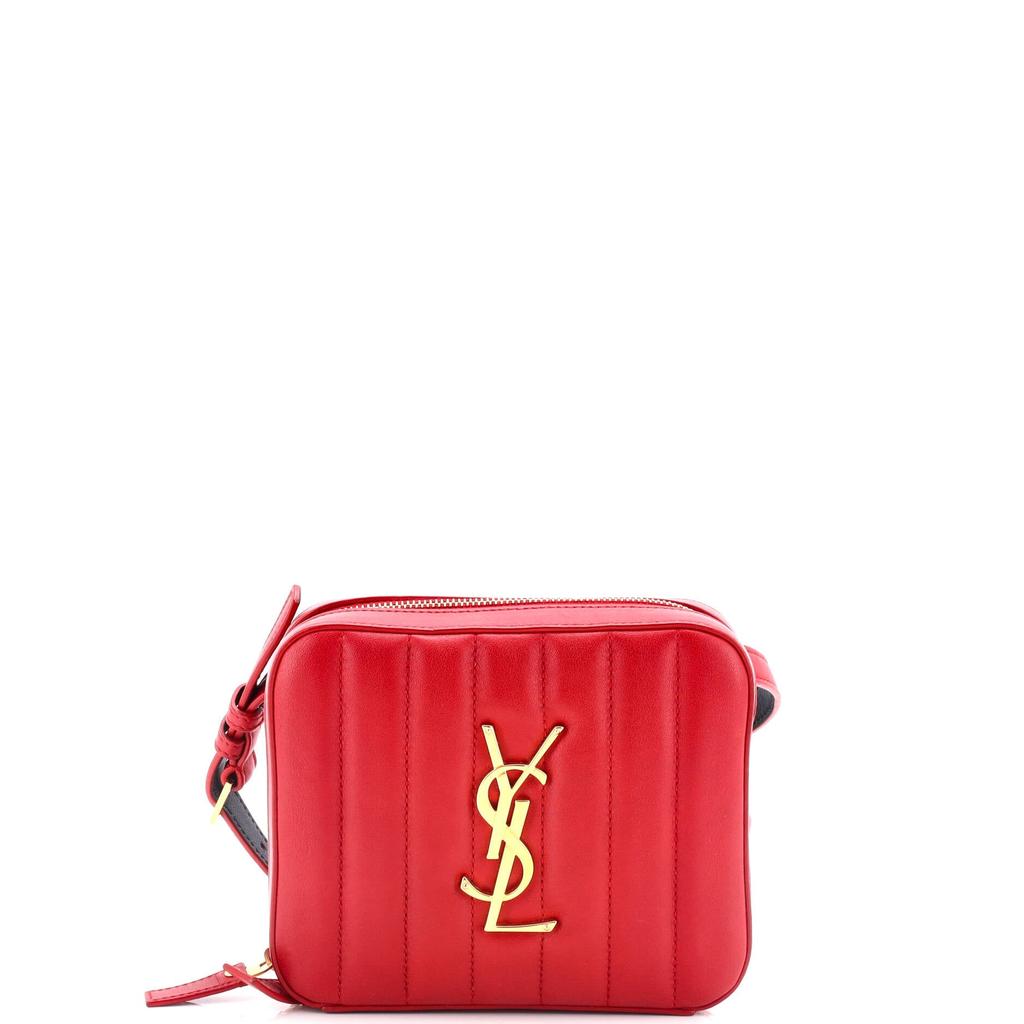 Yves Saint Laurent Vicky Belt Bag Vertical Quilted Leather