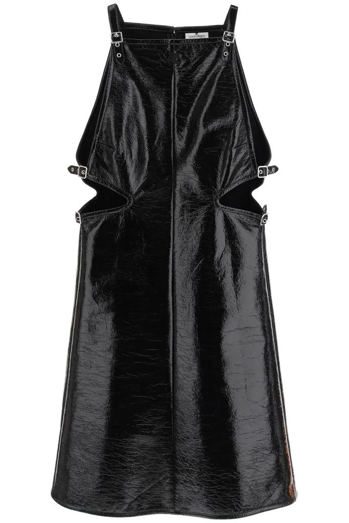 courreges mini vinyl dress for a bold 1