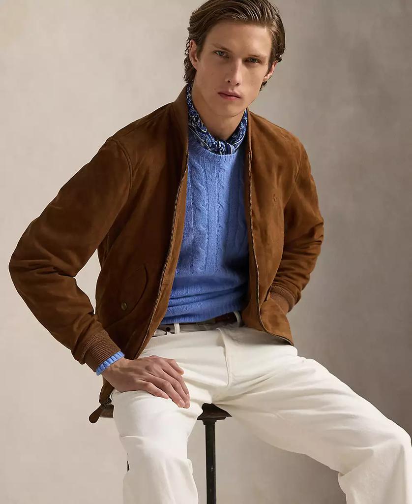 Ralph Lauren Men's Suede Bomber Jacket