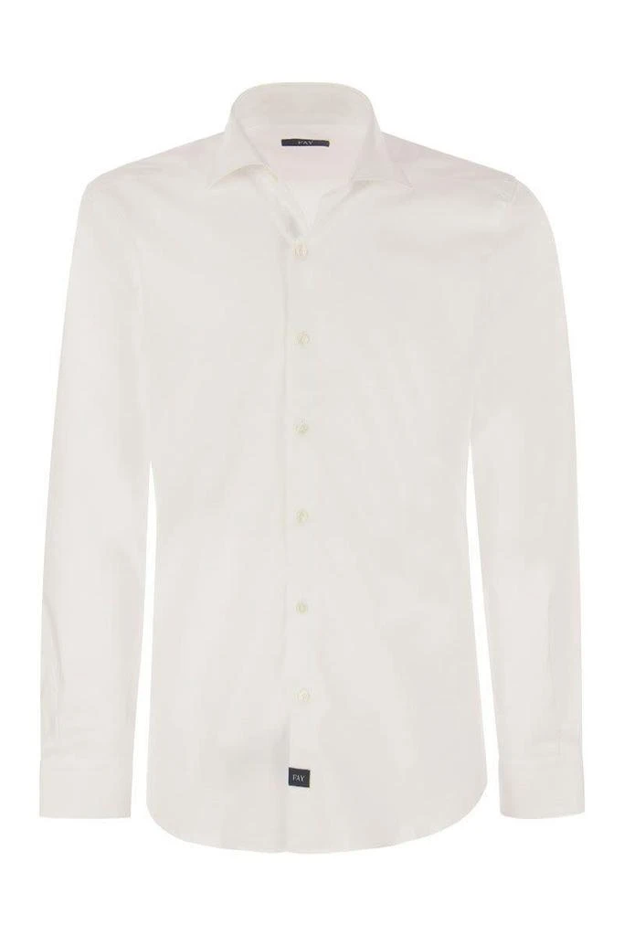 FAY Fay Stretch French Collar Shirt 1