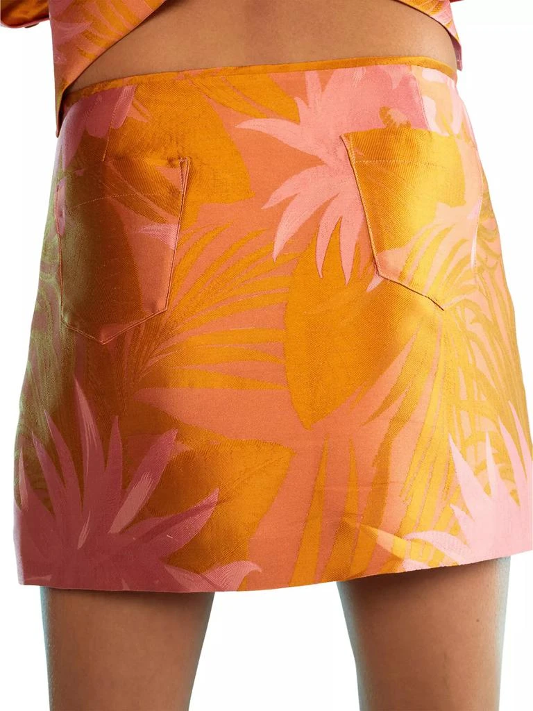 Cynthia Rowley Harper Floral Jacquard Miniskirt 4