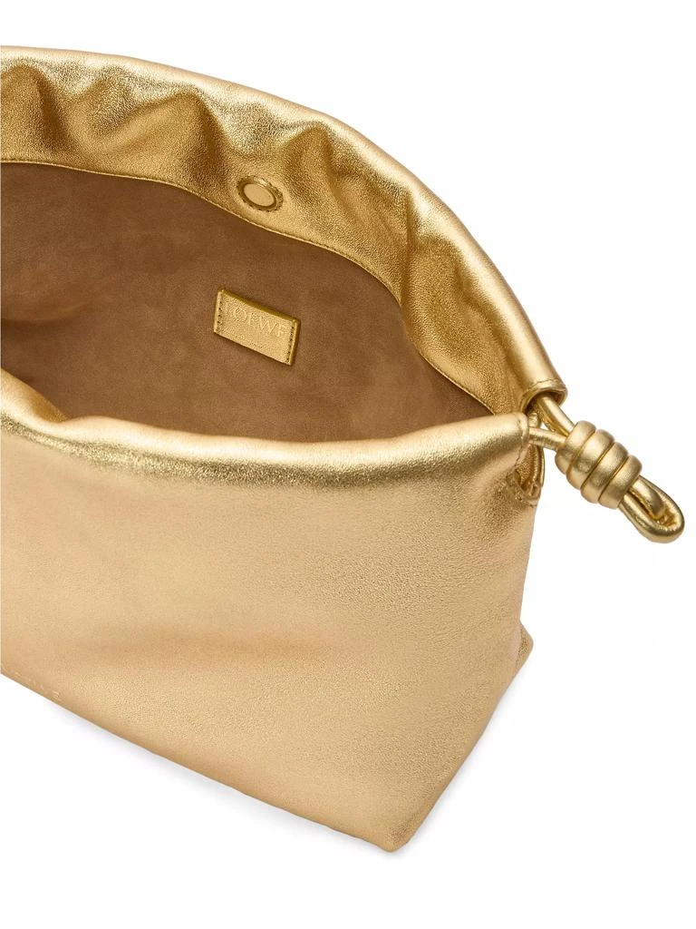Loewe Medium Flamenco Laminated Leather Shoulder Bag 8