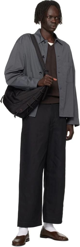 Lemaire Brown Medium Soft Game Bag 4