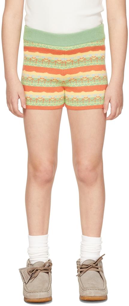 Misha & Puff Kids Multicolor Fairground Shorts