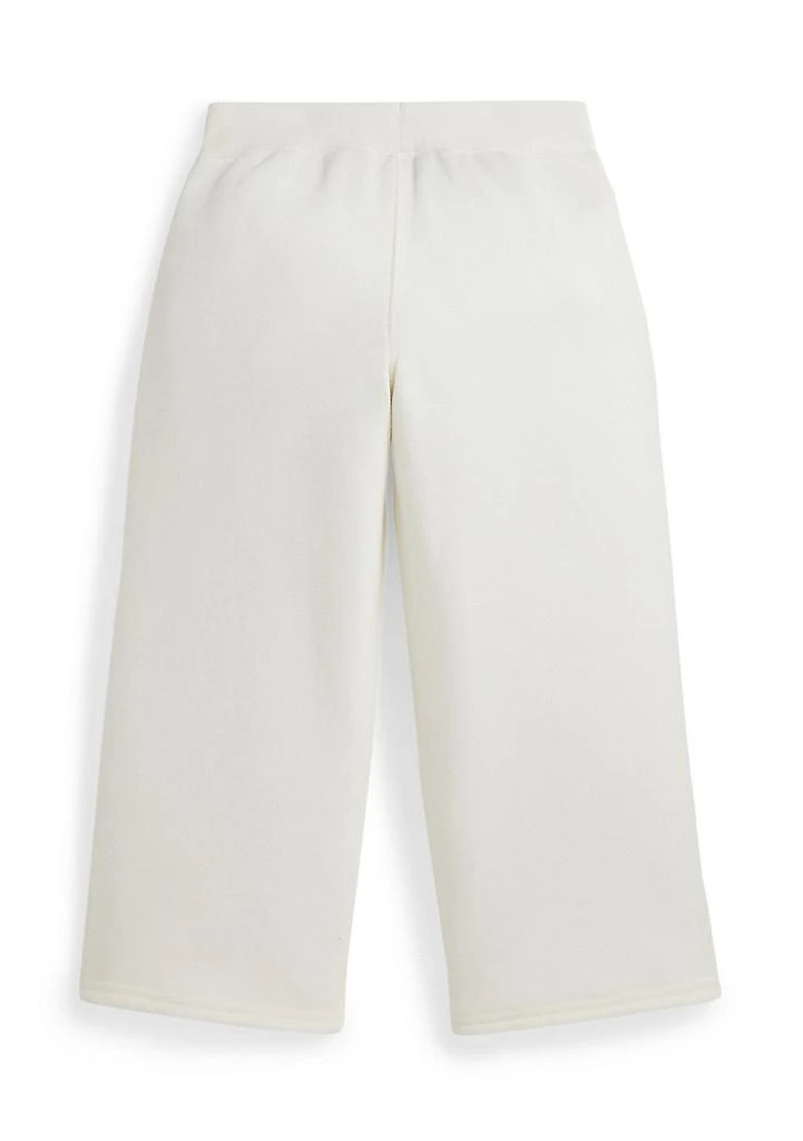 Ralph Lauren Girls 2-6x Logo Crest Fleece Wide Leg Pants 2