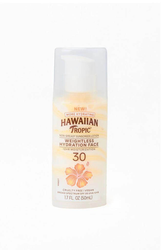 Hawaiian Tropic Weightless Hydration Face Lotion SPF 30 2