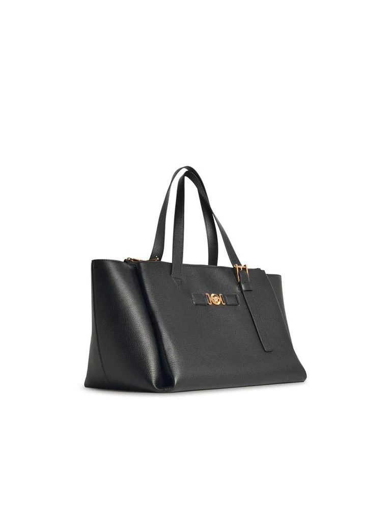 Versace Versace Black Embossed Leather Duffel Bag 2