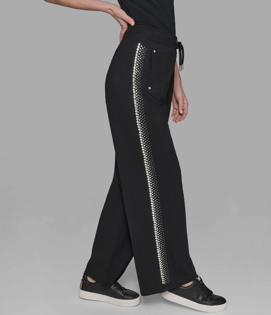 Karl Lagerfeld Paris RHINESTONE TRIM TRACK PANT 3