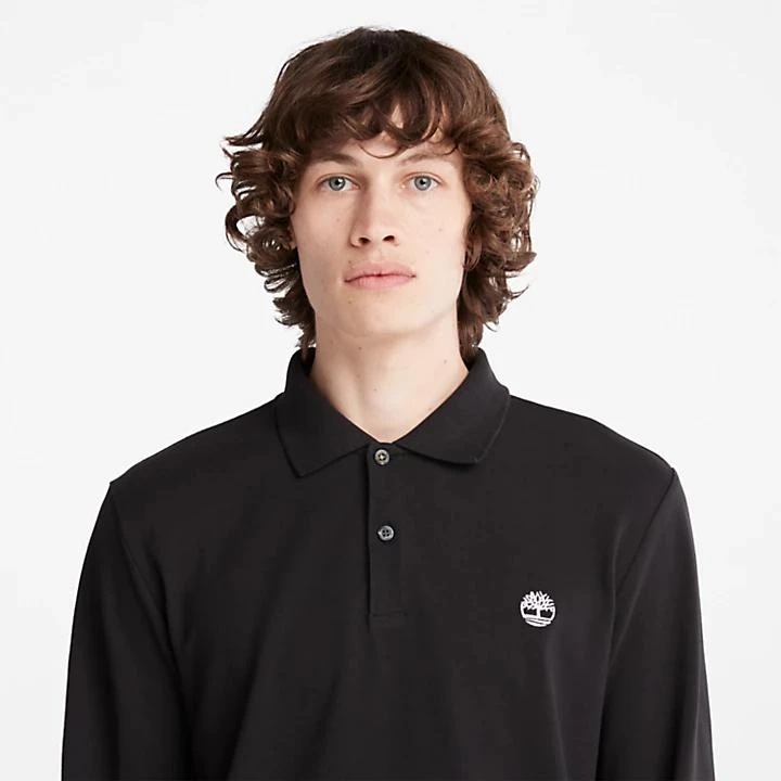 Timberland Millers River LS Polo Shirt for Men in Black 5