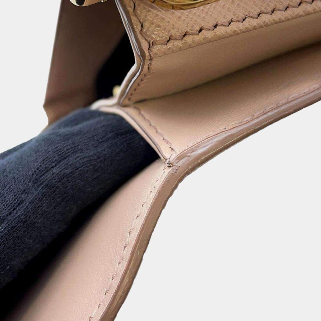 Prada Prada Saffiano Leather Emblème Shoulder Bag