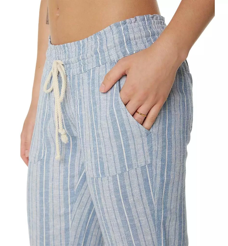 Roxy Juniors' Oceanside Striped Wide-Leg Beach Pants 3