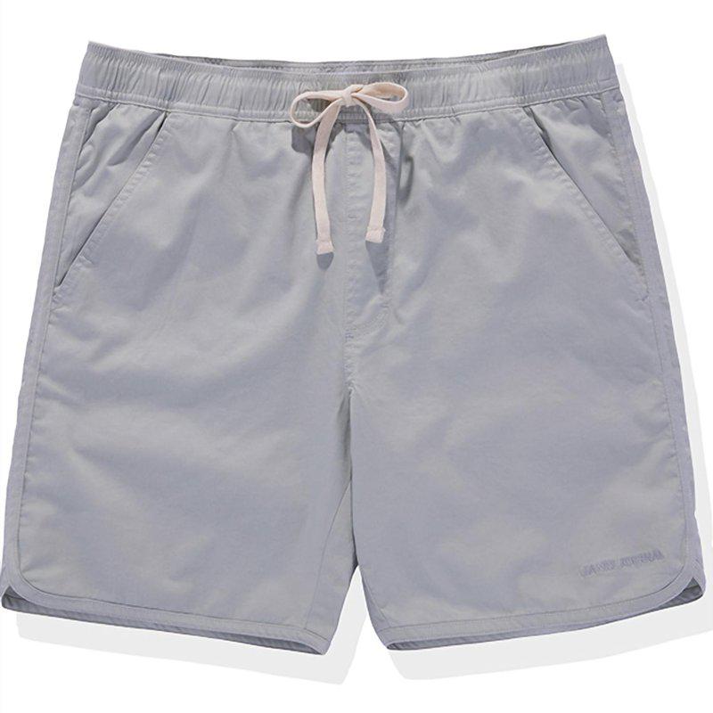 Banks Journal Men's Label Elastic Boardshorts In Frost