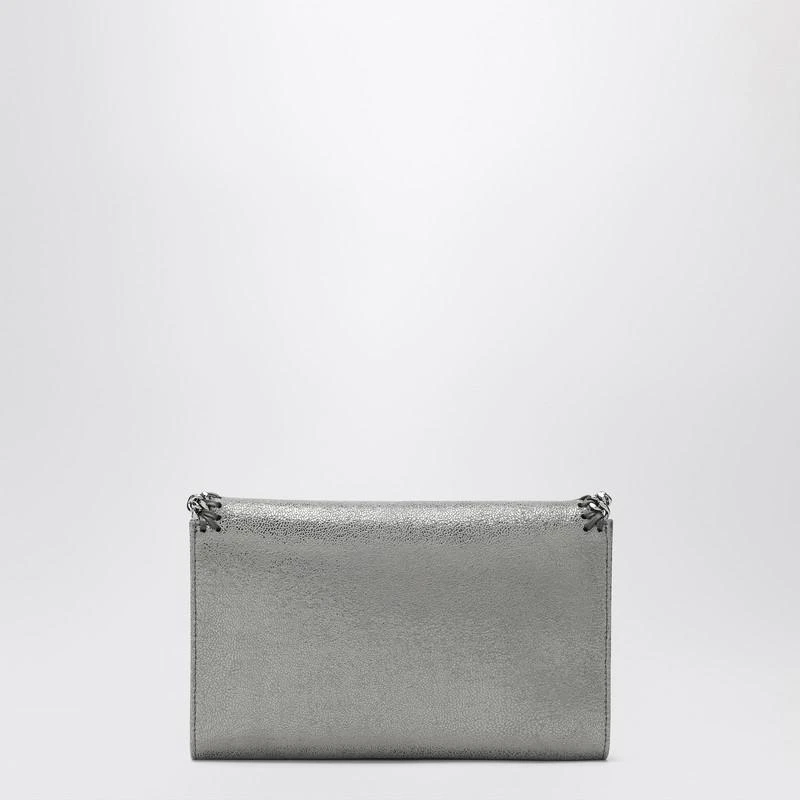 Stella McCartney Gray Falabella Wallet with shoulder strap 4