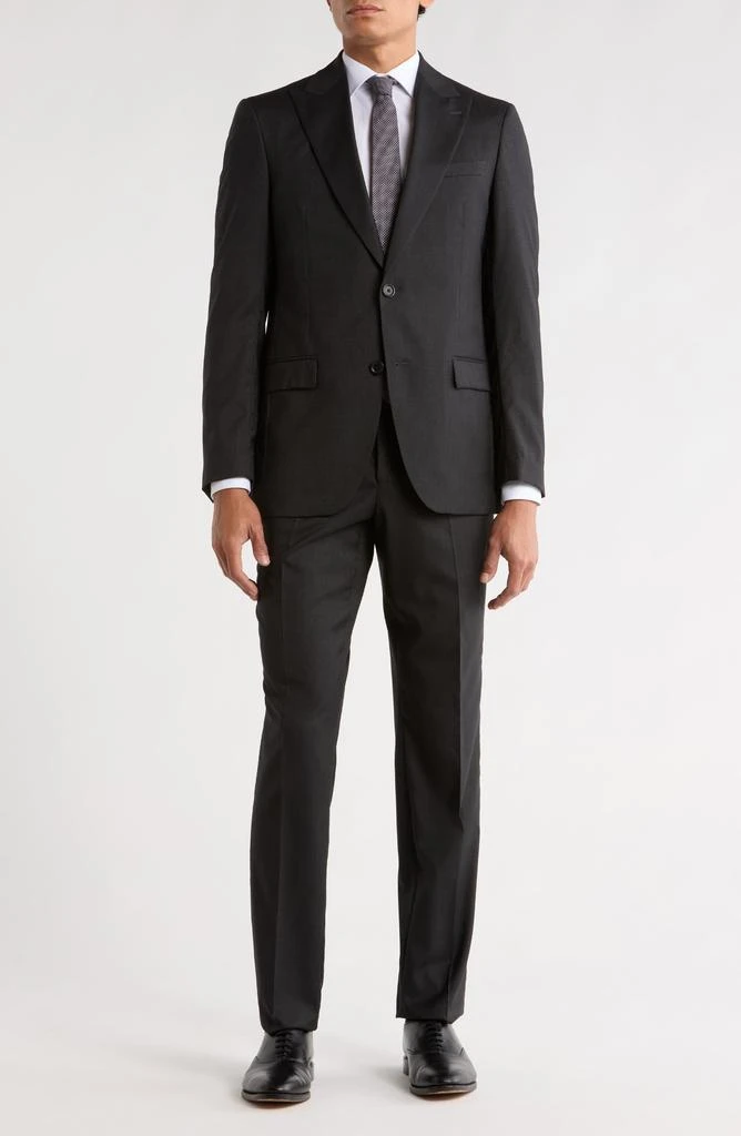 No Ordinary Joe by Ted Baker Jason Black Wool Suit
