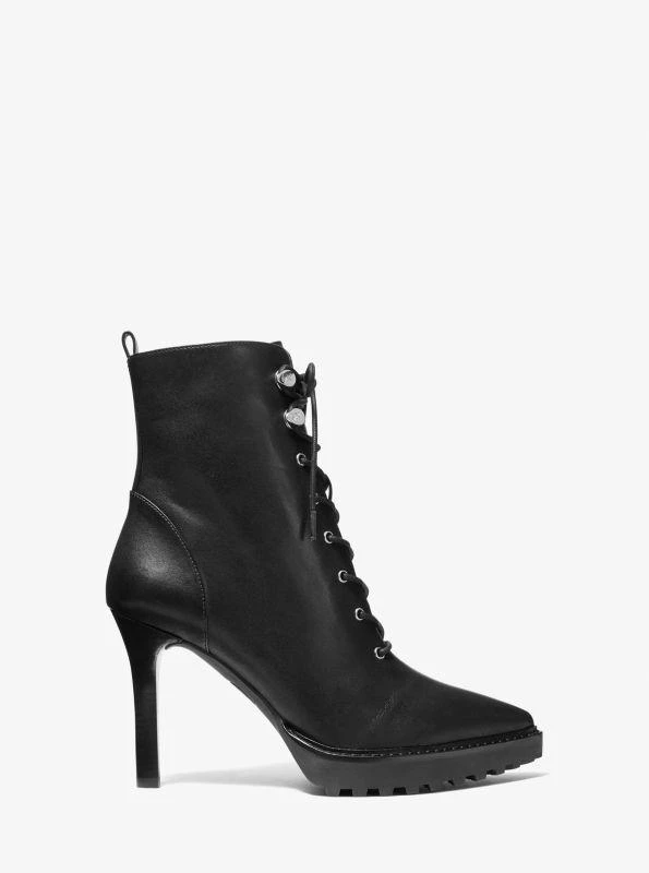 Michael Kors Kyle Leather Lace-Up Boot 2