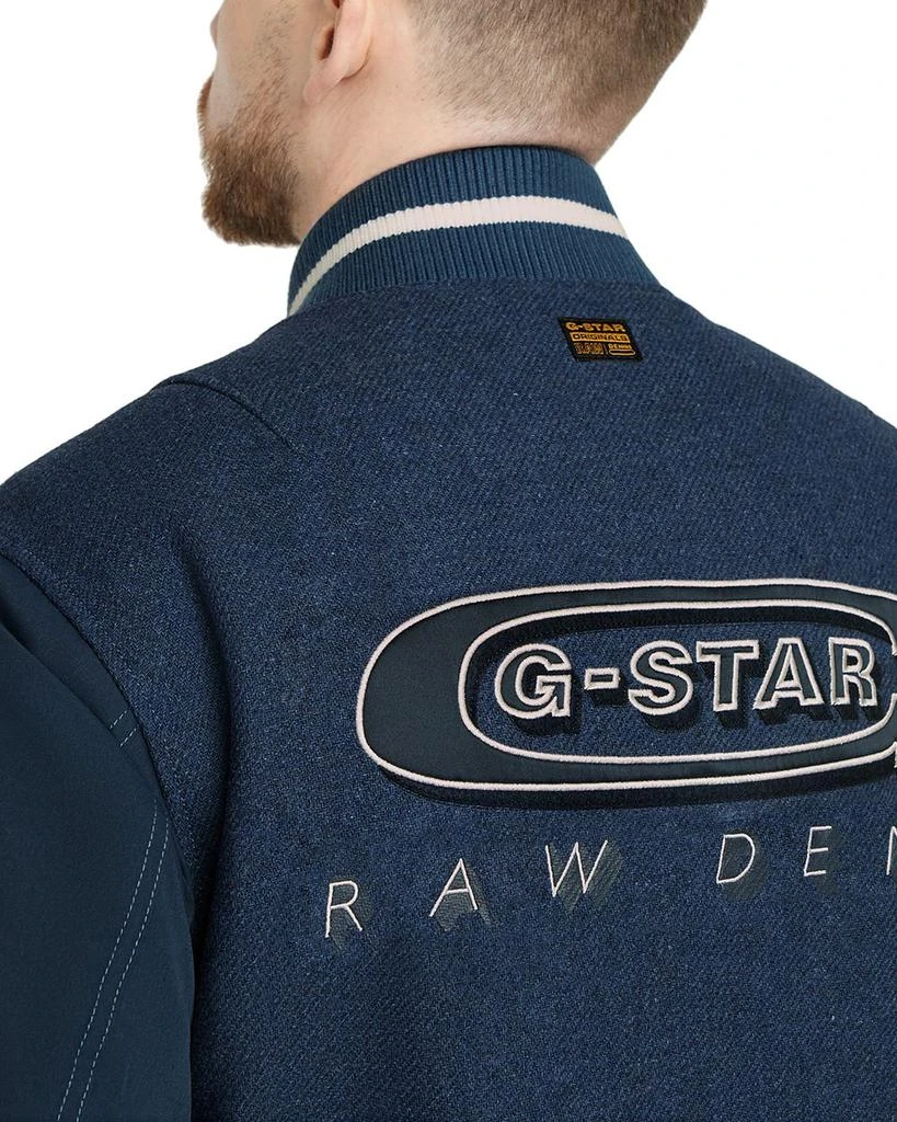 G-STAR RAW Varsity Wool Blend Bomber Jacket 4