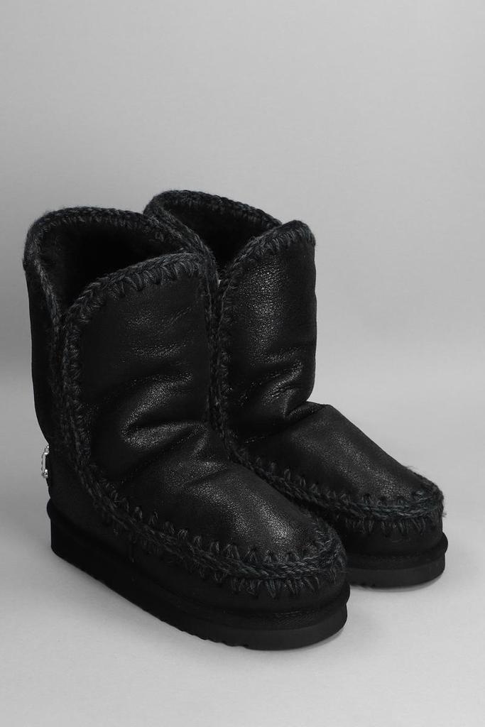 Mou Mou Eskimo 24 Low Heels Ankle Boots