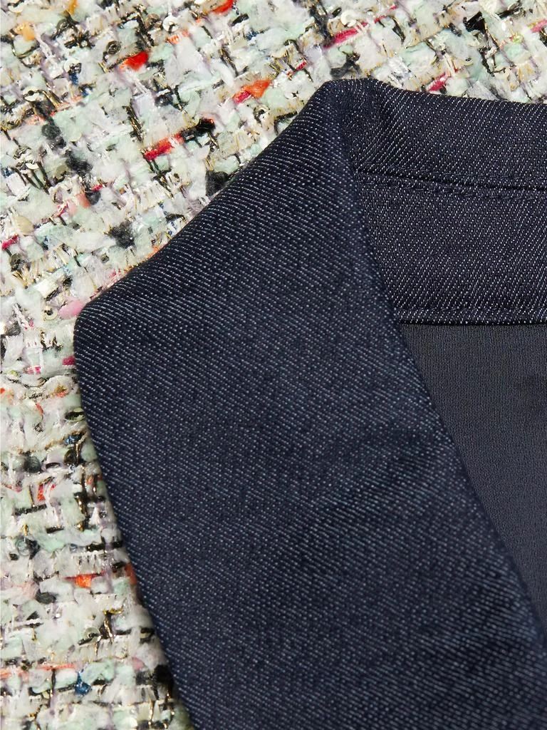 Cinq à Sept Anya Bouclé Button-Front Minidress 7
