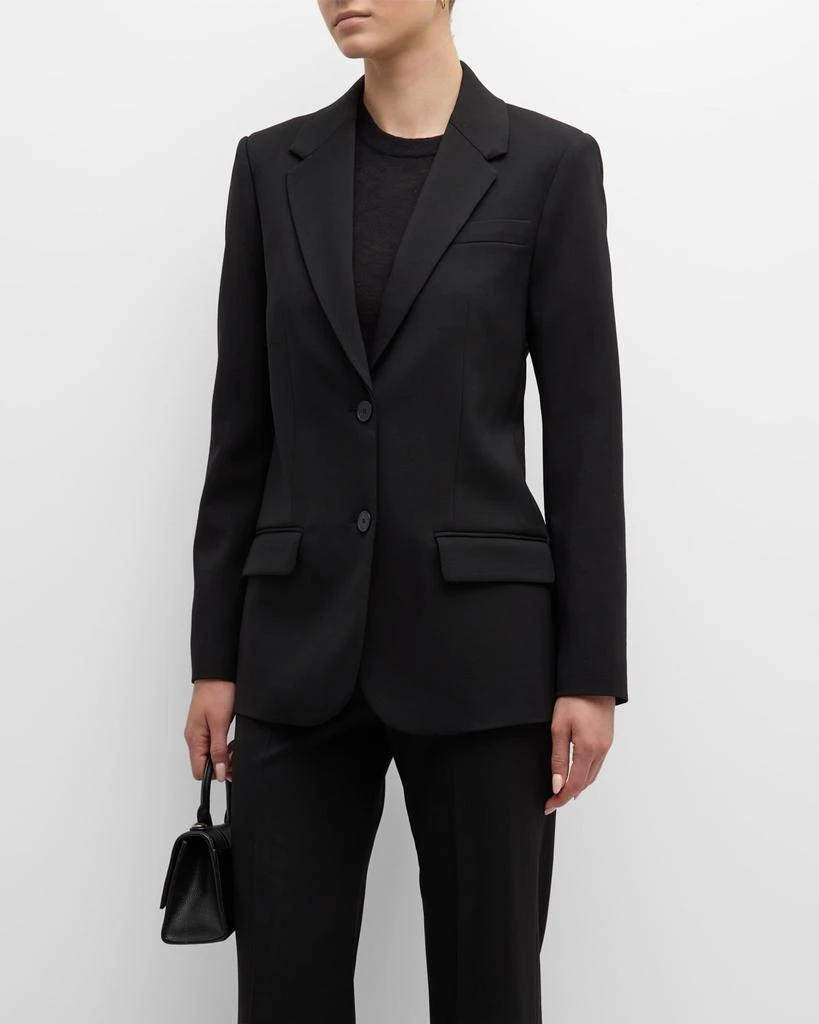 Joseph Jackie Single-Breasted Stretch Wool Blazer 1