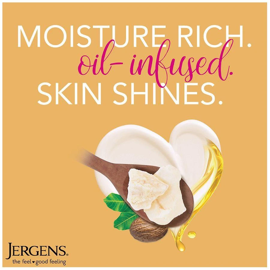Jergens Shea Butter Hand and Body Lotion, Dry Skin Moisturizer Shea 8