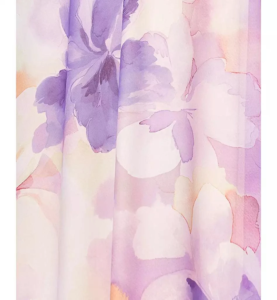 Betsy & Adam Plus Size Sleeveless V-Neck Floral Dress 5