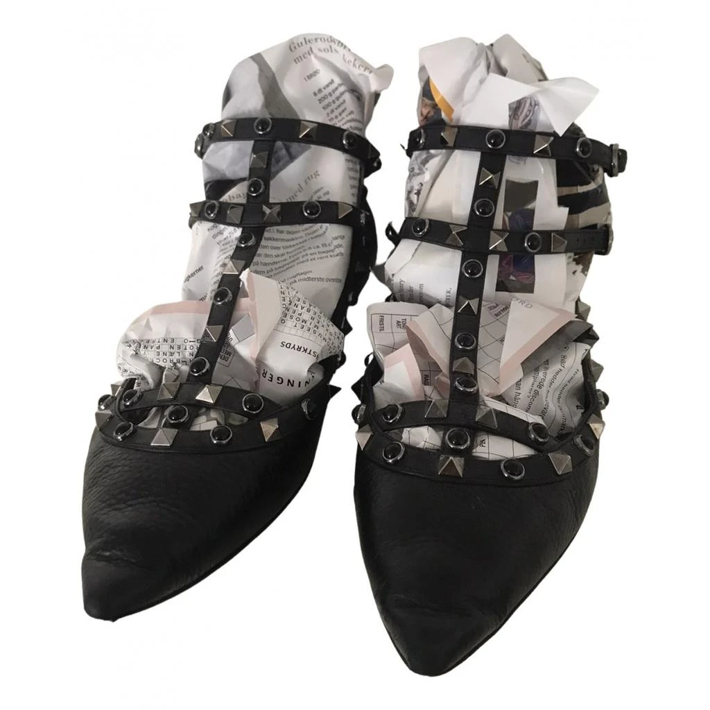 Valentino Valentino Garavani Rockstud leather ballet flats 1
