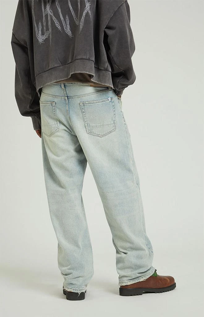 PacSun Light Tinted Indigo Baggy Jeans 4